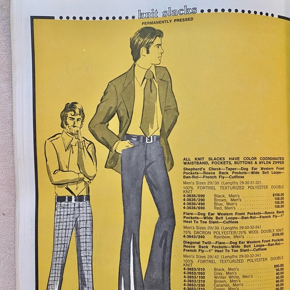 Vntg Fall 1972 Mens Clothing Wholesale Catalog By Washington Manufacturing Co. - Picture 8 of 9